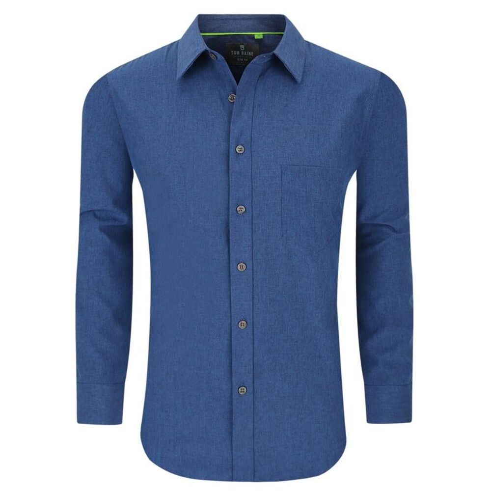 Tom Baine Mens Performance Button Up Shirt, NWT